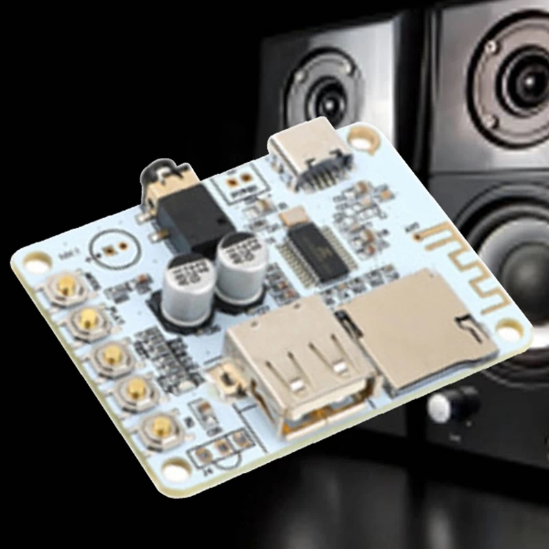 Bluetooth 5.0 Audio Receiver Decoding Module Support U Disk TF Card Wireless Car Audio Amplifier Board Audio Radio DIY
