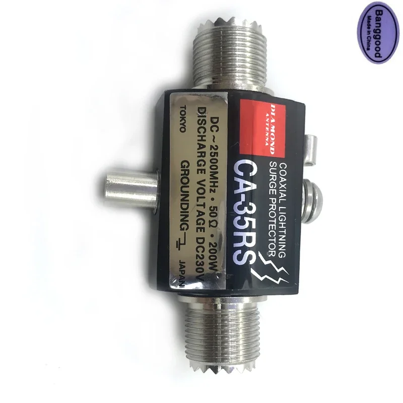 

CA-35RS SO239 Two Way Car Radio SPD Coaxial Lightning Arrester Surge Protect MPG Female to Female Connector Adapter Repeater