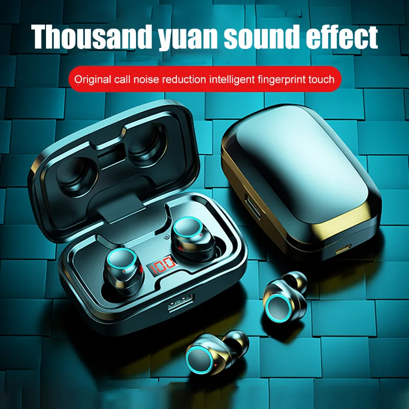 Tanie TWS słuchawki bezprzewodowe monofoniczne obustronne słuchawki Bluetooth zestaw słuchawkowy dla