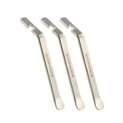 RIDERACE Premium Bike Tire Lever Set - Durable Carbon Steel Tyre Opener and Repair Tool Kit (Silver)
