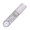 1Pcs Measuring Tool Goniometer Protractors 360 Degree Rotation Professional Angle Medical Spinal Ruler Multifunction Goniometer 2