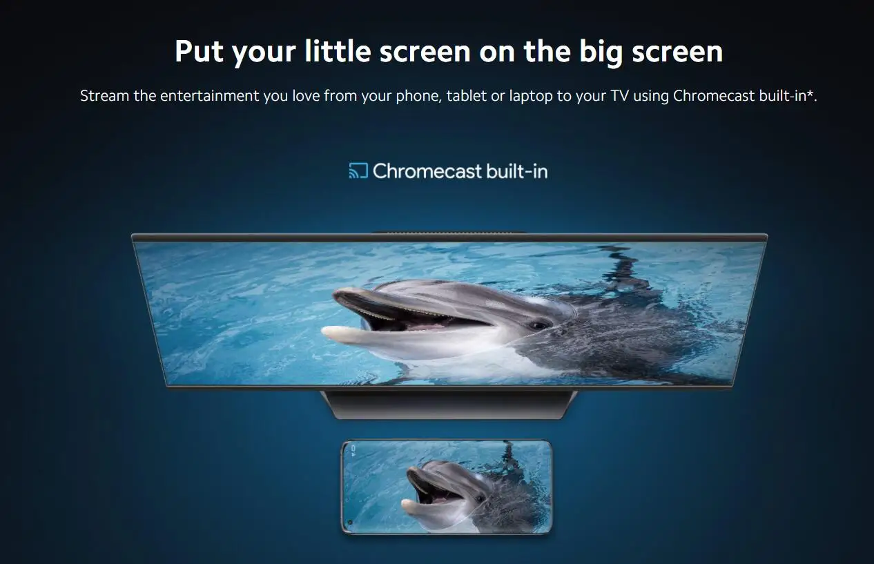 Sisällön lähetys puhelimesta televisioon Chromecastin avulla