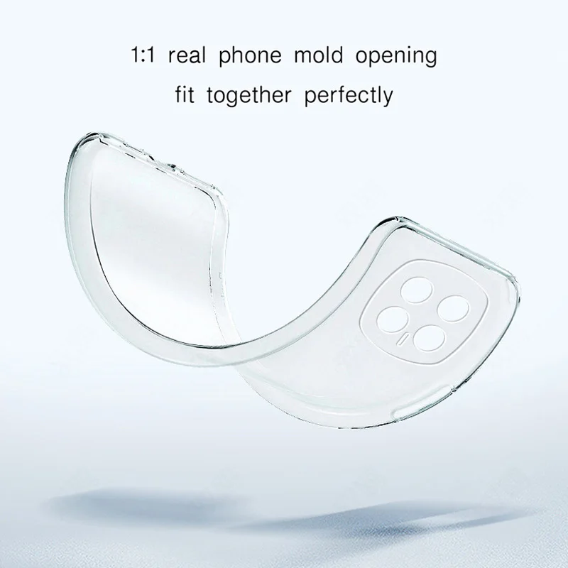 Flexible Durable Transparent Shockproof TPU Phone Case