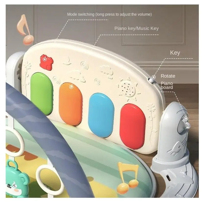 Multifunctional Fitness Baby Activity Gym Play Mat  Mats Sports Educational Crawling Carpet Toy Children Gifts Toys - 3