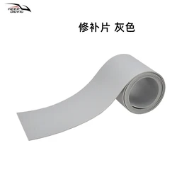 Inflatable Boat PVC Waterproof Repair Patch - Durable Leak-Seal Tool (Grey)