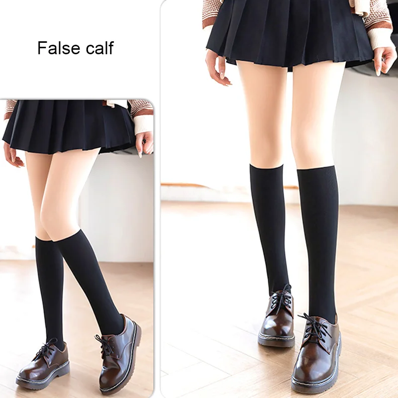 

Women Thermal Women's Leggings Knee High Socks Pantyhose Pants 3-in-1 Stockings Safety Pants Winter Thickened Anti-hook