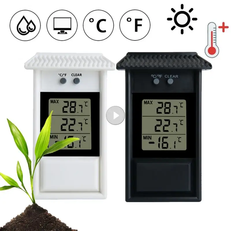 1PC-Garden-Waterproof-Thermometer-Max-Min-Outdoor-Window-Refrigerator ...