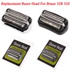Replacement Razor Head For Braun Series 32B 32S Electric Shaver Head Knife Foils & Cutters 301/310/320/340/360/3040/3010S 3050cc 1