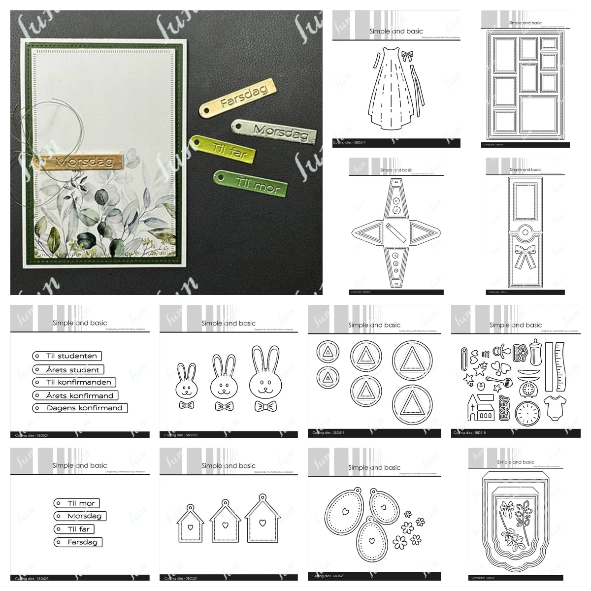 Cute Rabbits Easter Tag Texts New Metal Cutting Dies Decoration Scrapbooking for DIY Paper Card Album Mould Craft Supplies