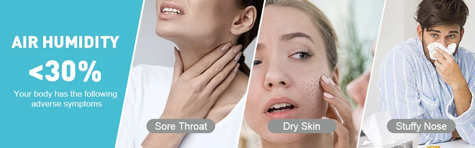 Gadgetoo Aromacare 2.8L Humidifiers For Bedroom Quiet Ultrasonic Cool Mist Humidifier For Large Room Air Humidifiers For Baby Nursery