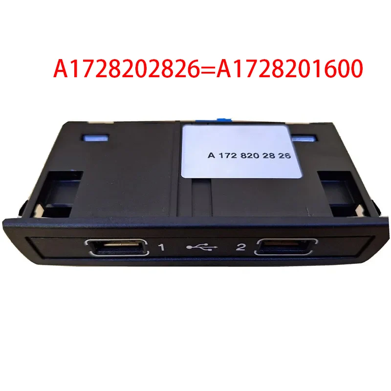 

A1728202826 Geuine usb-хаб Входной/Разъемный модуль управления для Mercedes Benz GL ML GLE E B CLA OEM A1728201600 1728202826