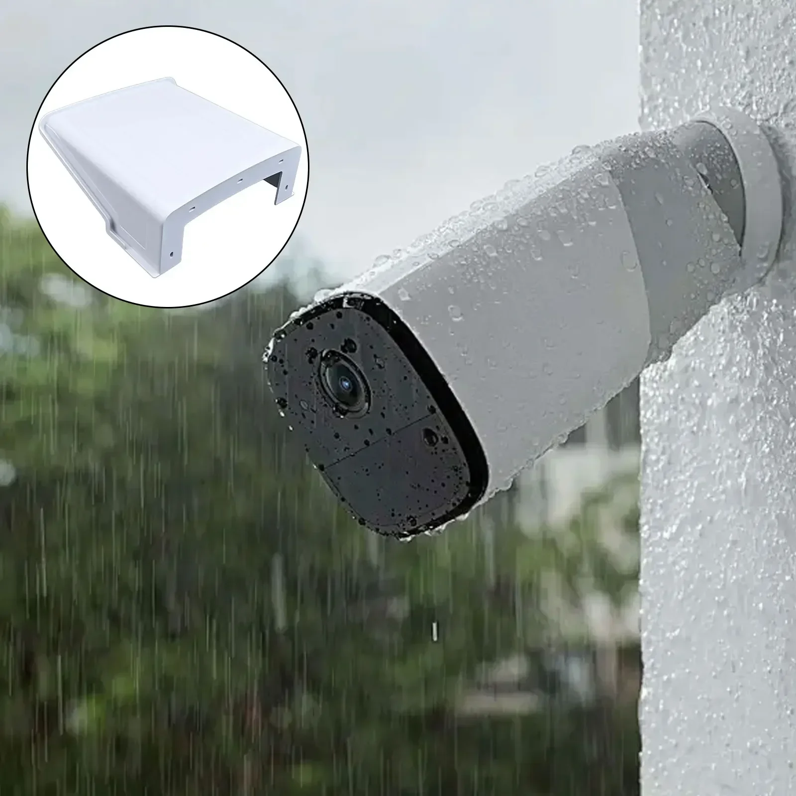 Sun Rain Shade Rainproof Shelter Camera Protective Cap For Outdoor Security Cameras And Outdoor CCTV Cameras Garden Accessories