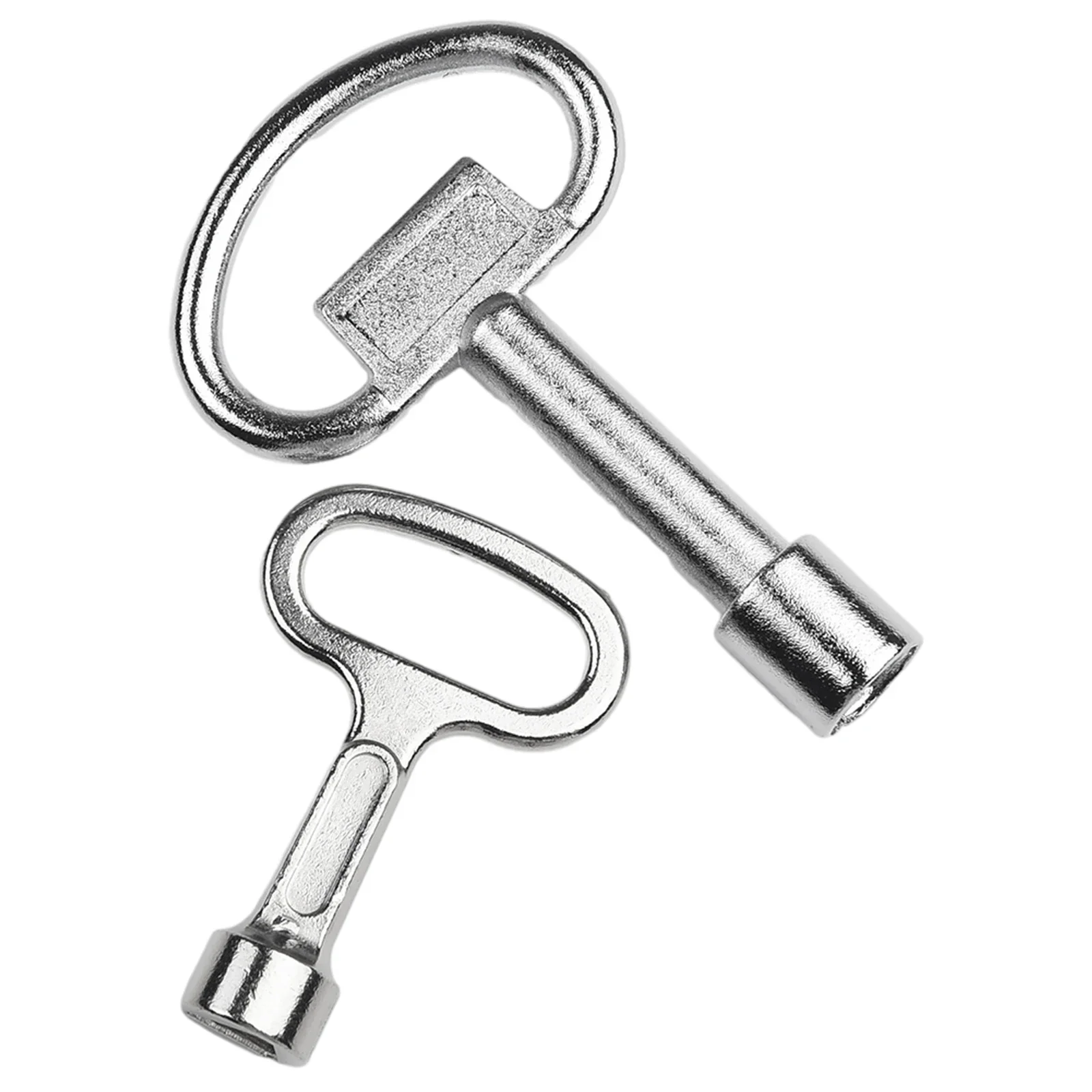 

Home Valve Switch Control Cabinet 2PCS Corrosion Resistance Rust Prevention Silver Zinc Alloy Triangle Wrench For Valve