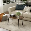 Folding Coffee Table Rustic Small Coffee Tables for Living Room Farmhouse Portable Table for Small Spaces  Century 5
