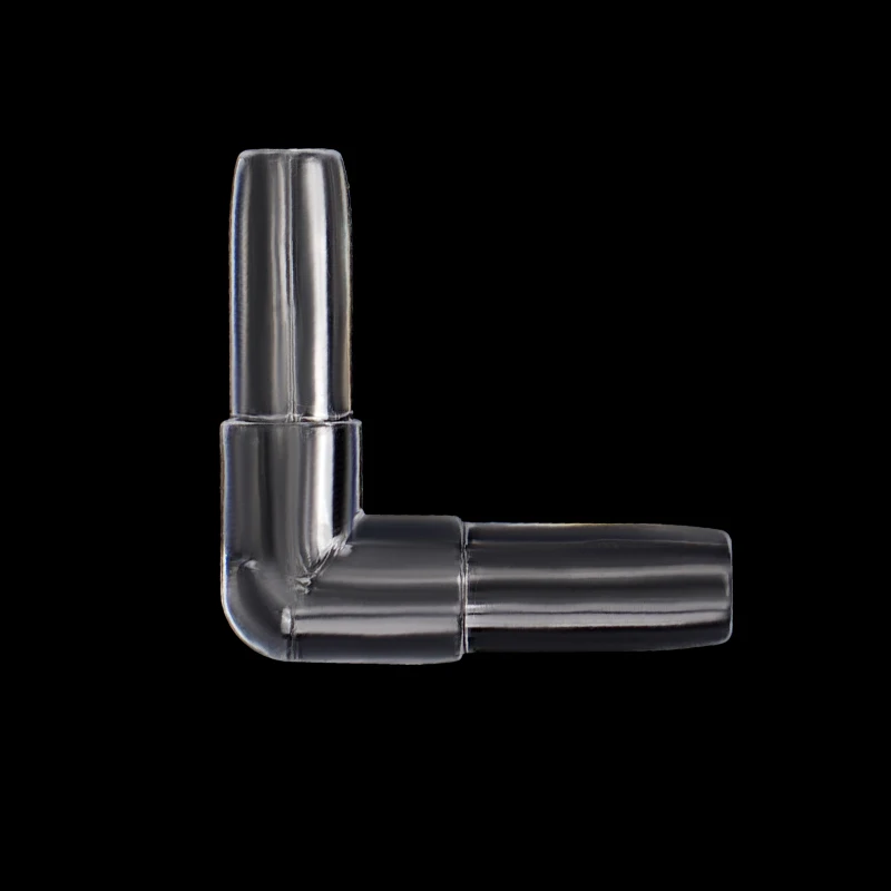 Aquarium Tubing Connectors 10Pcs Aquarium Airline Tubing Connectors Fish Tank Transparent Air Tube Adapters for 4mm Inner Diameter Air Line Hose
