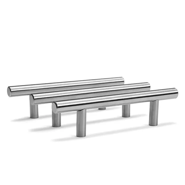 50 มม.-500 มม.สแตนเลสสตีลประตูตู้ T บาร์ดึง KNOB ลูกบิดตู้เฟอร์นิเจอร์ตู้ DrawerHandle 5