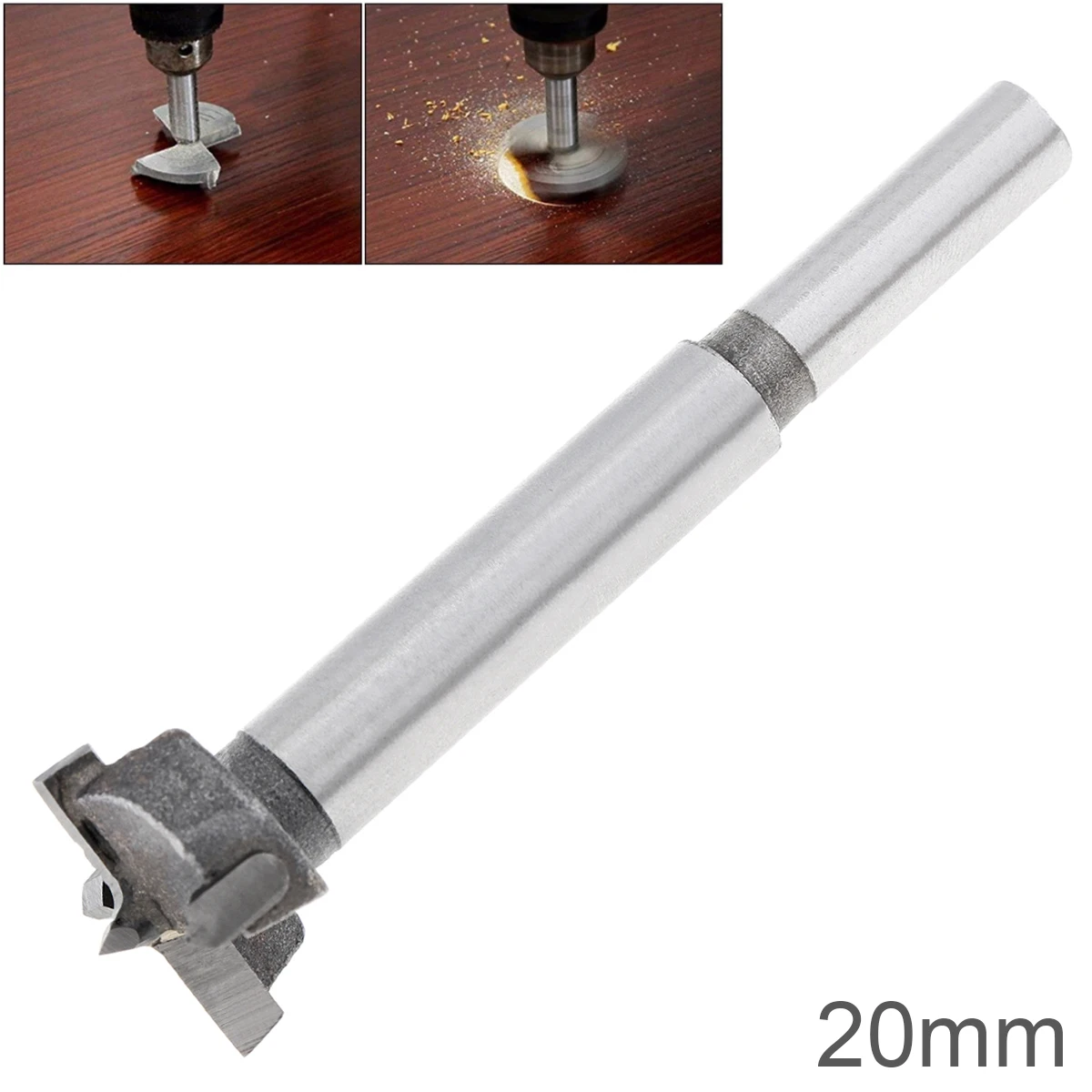 Drill Bits Tungsten High Speed Steel Woodworking Hole Saw 16mm/18mm/20mm/24mm/26mm Wood Drill Bits Auger Opener for  Woodworking