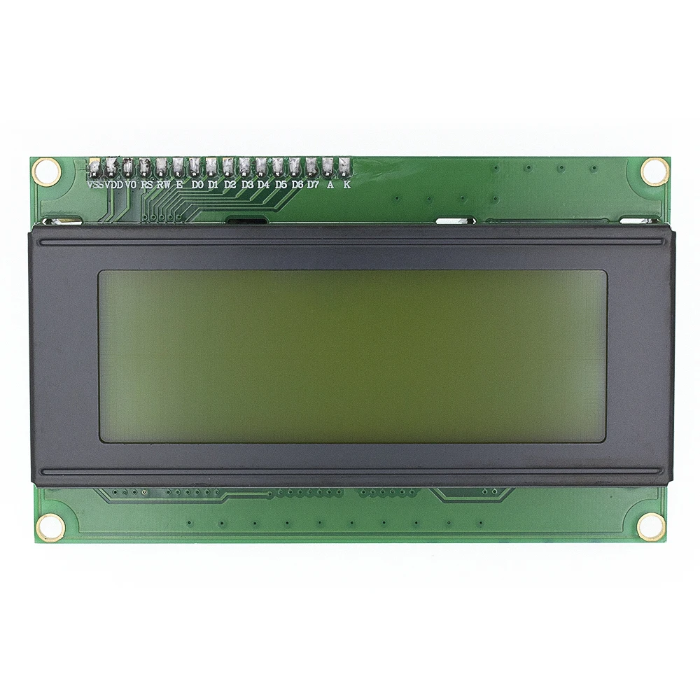 20x4 Blue Green Character LCD Screen with I2C Serial Interface Adapter Module
