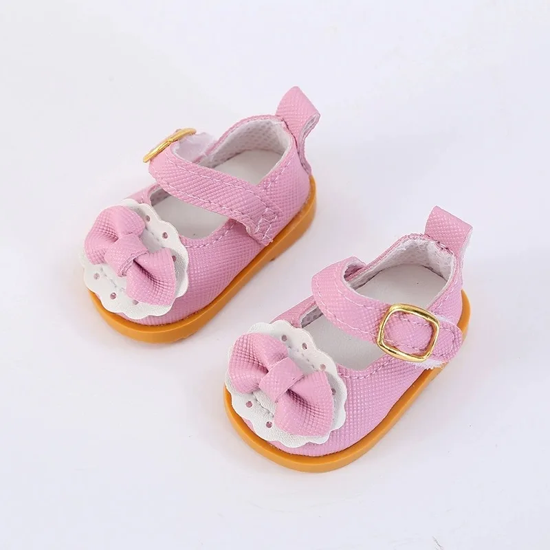 3.5cm Doll Canvas Shoes Leather Shoes For 15 17 cm For Labubu Doll Mini 1/6 BJD OB27 10cm Cotton Doll Clothing Outfit Accessory