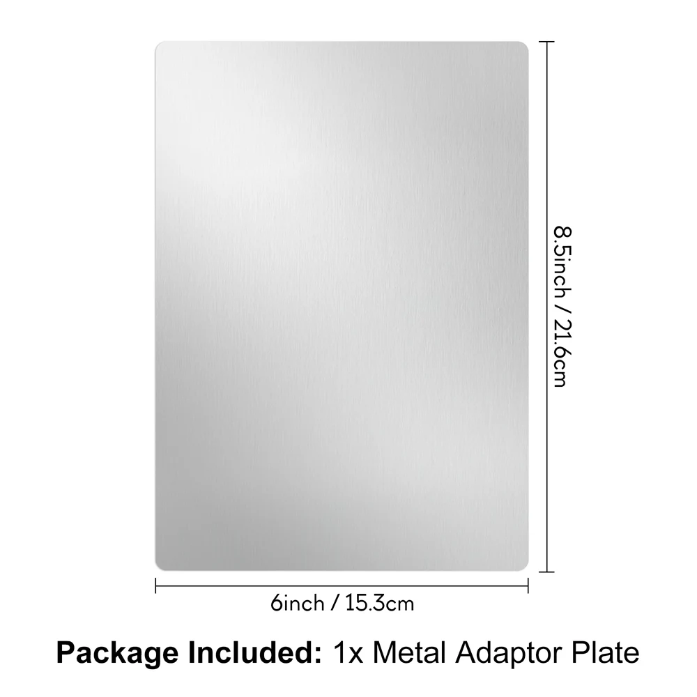 Universal Metal Adapter Plate for Die Cutting and Scrapbooking