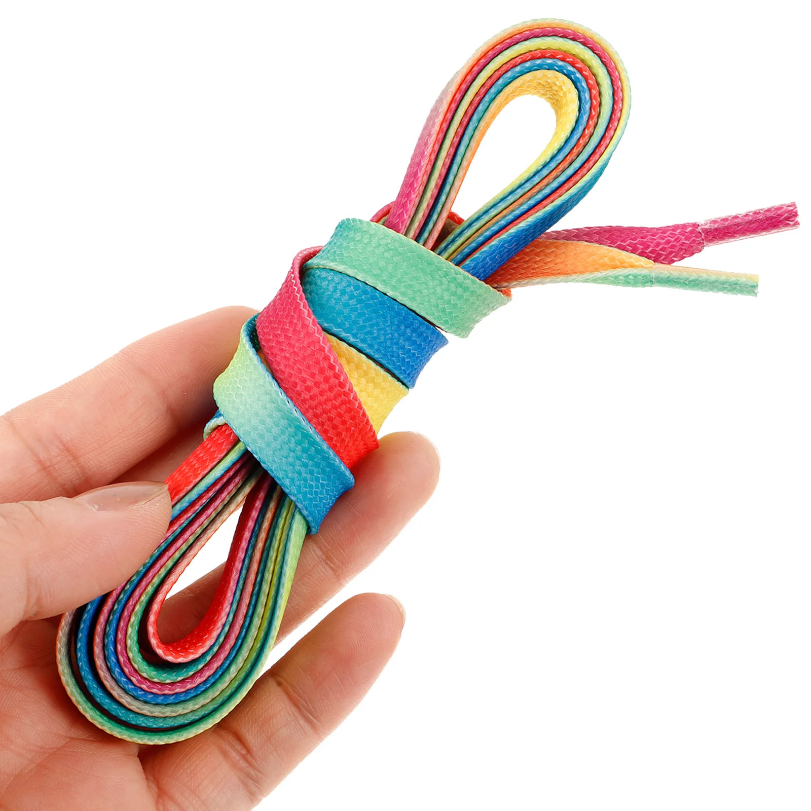 2 Paar Bunte Schnürsenkel, Regenbogen Schnürsenkel, Pride Accessoires