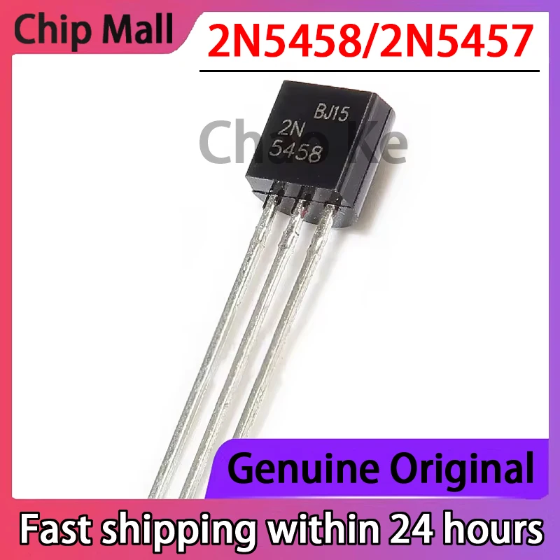 

10 шт. 2N5457 2N5458 встроенный TO-92 усилитель аудиосигнала с низким уровнем шума, новый транзистор