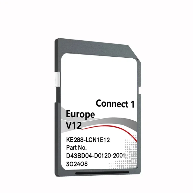 2022 연결 1 LCN1 V12 메모리 SD 카드 업데이트 유럽 영국 지도 플러그 앤 플레이 Nissan Qashqai Juke Note Car Sat Nav