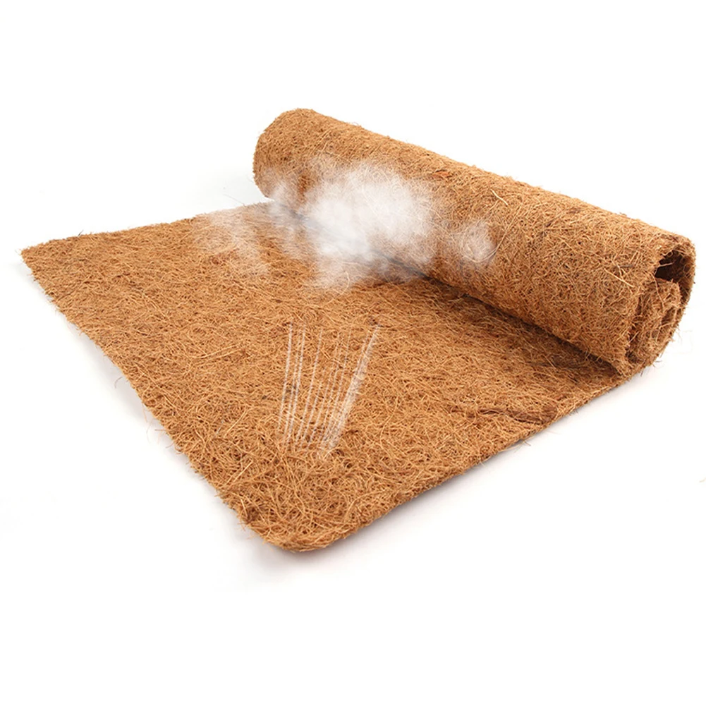 Reptile Carpet Pet Warm Mat Soft Breathable Reptiles Climbing Coconut Palm Carpet Breeding Box Accessory For Tortoise Turtle Lizard