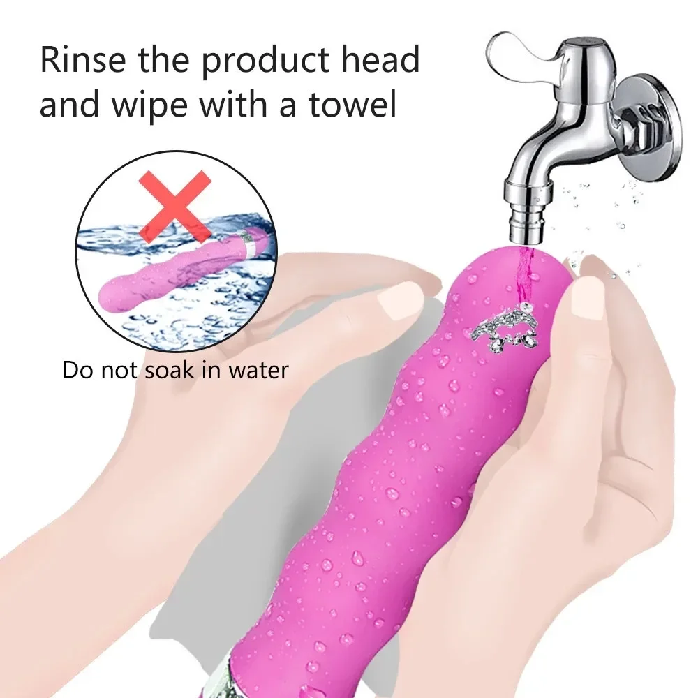 G-punkt vibrator av stav med anale perler og butt plug_voghion.com
