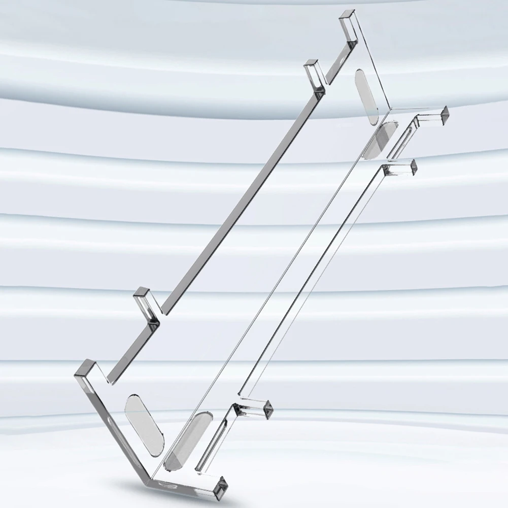 Horizontal Console Holder Desktop Base Support Holder Transparent Host Storage Rack Save Space for PS5 Slim Disc&Digital Edition