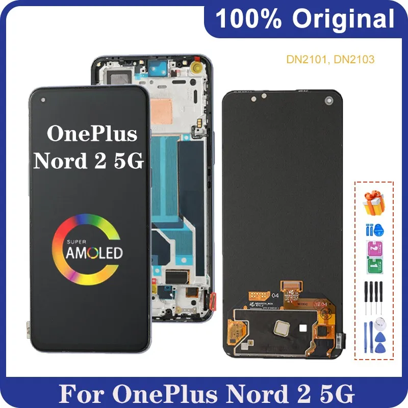 ERYNK LCD Display Für OnePlus Nord 2 5G - 6.43 Zoll Touchscreen Reparatur