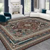 Persian Deluxe Ethnic Style Carpet for Living Room Blue Home Decor Bedroom Tea Table Rug Washable Short Plush Lounge Floor Mats 4