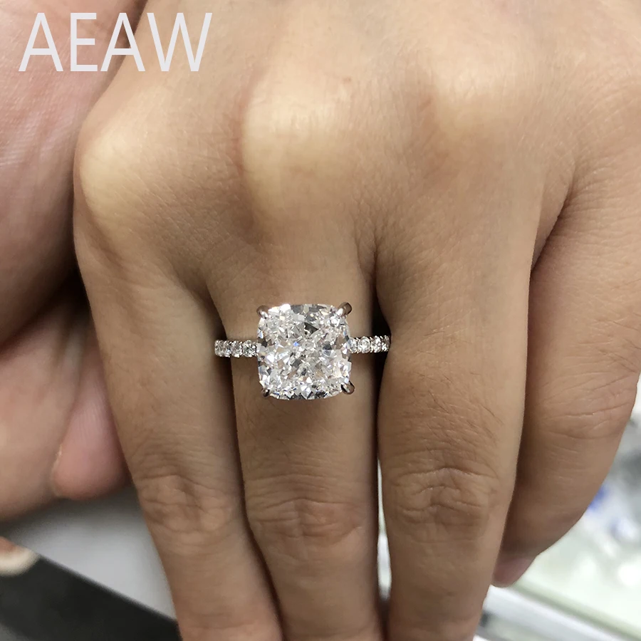 Ct Cushion Diamond Ring 2025