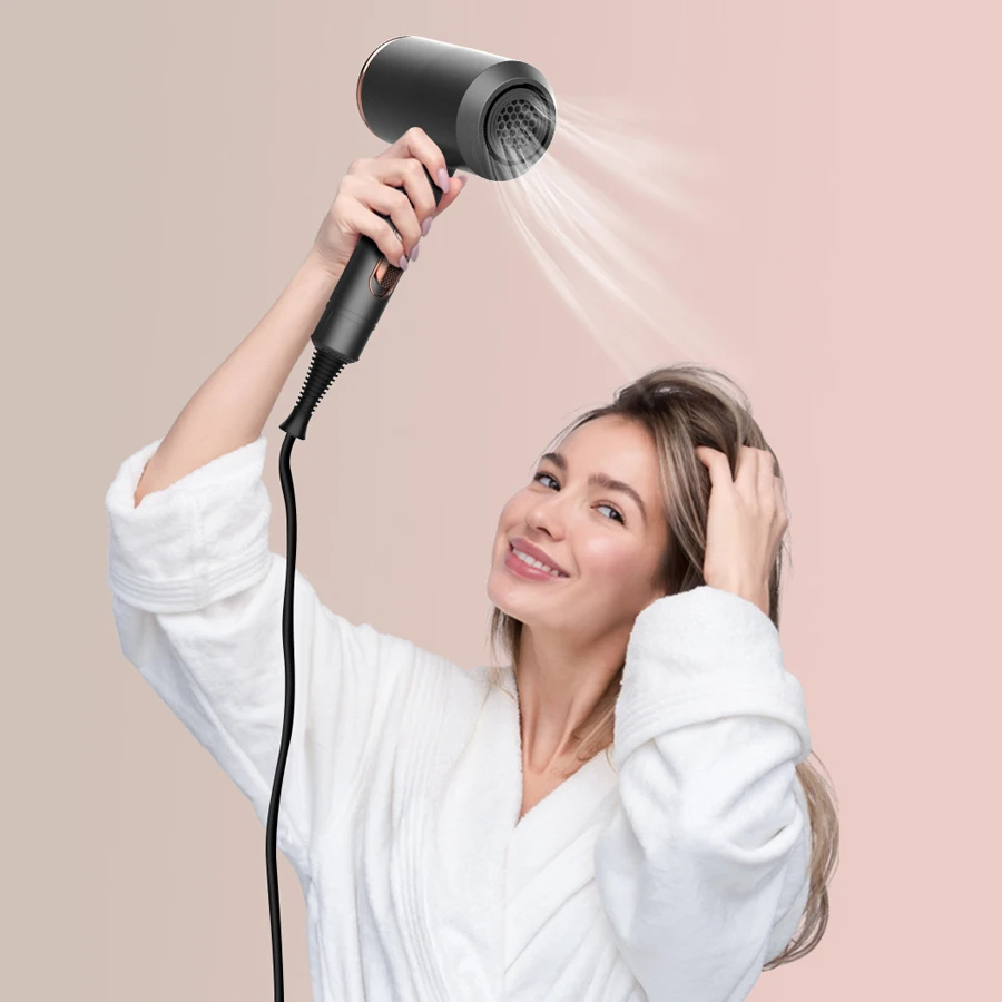 Professional Hair Dryers 2000W Strong Powerful Hot And Cold Wind Blower With Diffuser Nozzles Fast Dry Salon Styling Tool 3