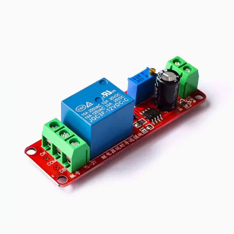 NE555 Interruttore timer Modulo regolabile Relè temporizzato