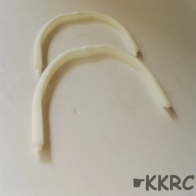 A pair Front wheel eyebrow For 1/14 Tamiya RC Truck car SCANIA R730 R470 R620 56323 56327 DIY parts 6