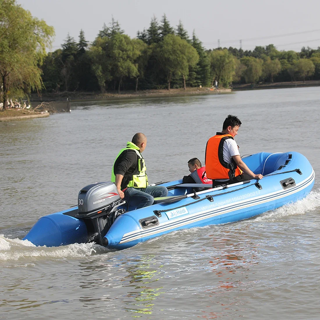 Assault boat thickened rubber boat 2/3/4/5/6 people fishing boat