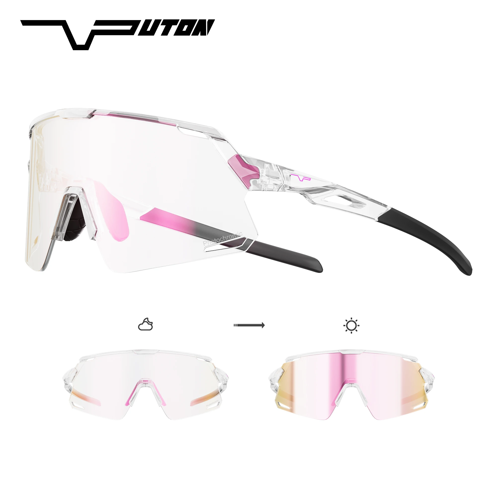 PUTON UV400 Outdoor Sports Cycling Sunglasses