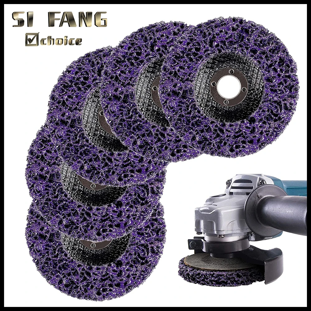 1PC Poly Streifen Disc Schleif Rad Farbe Rost Entferner Sauber Schleifen Räder für Motorräder Langlebig Winkel Grinder Auto
