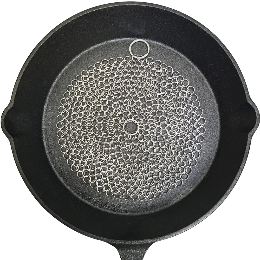 https://ae01.alicdn.com/kf/S97da57967b354a218f612774e86ef815t/Cast-Iron-Cleaner-Premium-316-Stainless-Steel-Skillet-Chainmail-Scrubber-for-Cast-Iron-Pan-Pre-Seasoned.jpg