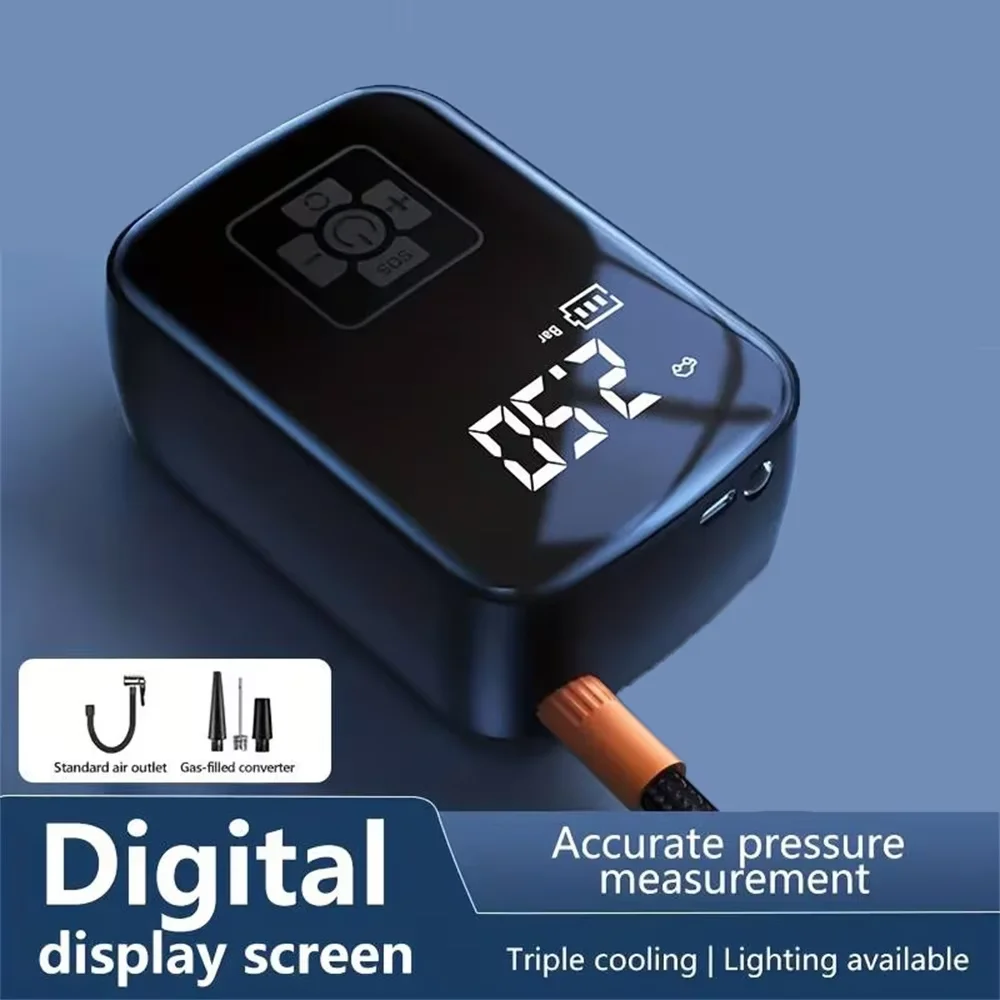 New Wireless Car Air Compressor Air Pump Mini Electric Tire Inflator Pump for Car Motorcycle Bicycle Boat AUTO Tyre Balls