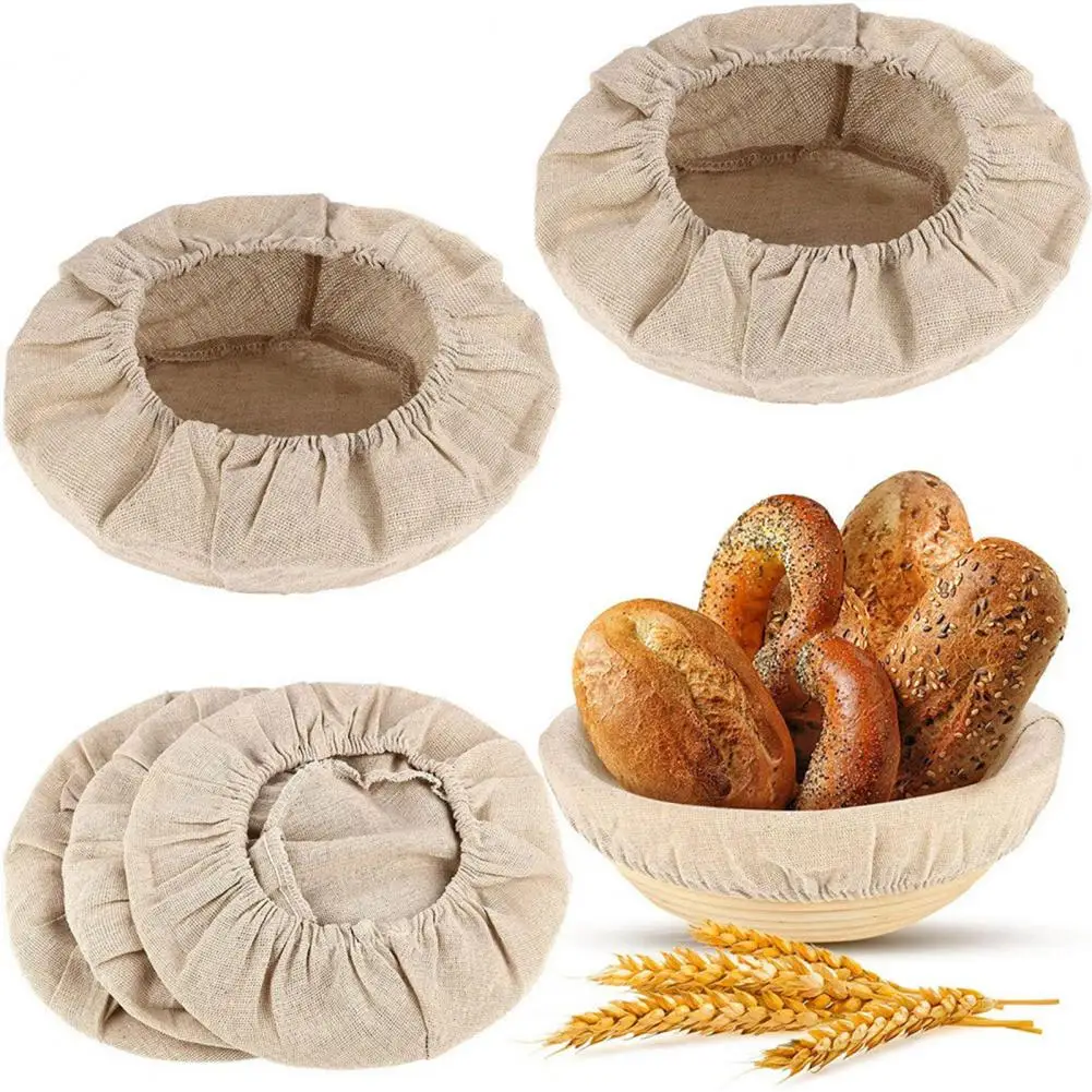 Fermentation Basket Bread Proofing Basket Cover Practical Multipurpose Cotton Flax Bread Making Basket Cover Good Texture fermentation basket