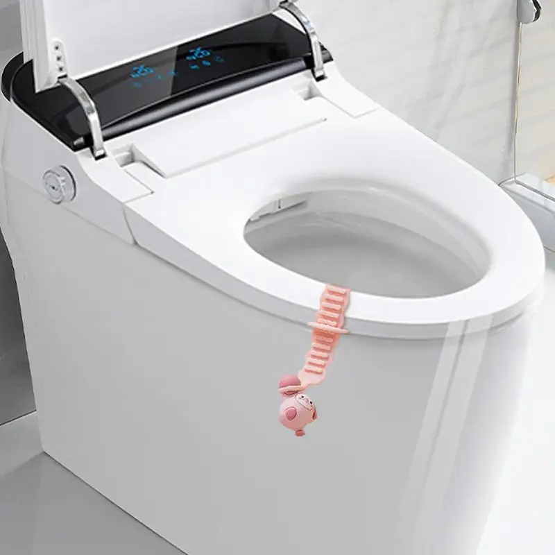 Toilet Lid Handle Detachable Seat Clip Toilet Holder Lifter Animal Shape Seat Accessories Handle Tool