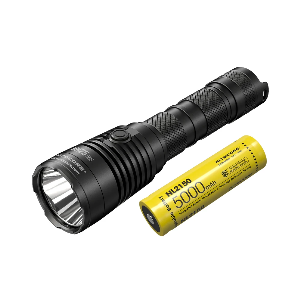 

Фонарик NITECORE MH25 V2 с USB-портом для зарядки, дальность 475 м, фонарь максимальной яркости 1300 люмен, встроенный аккумулятор NL2150 5000 мАч