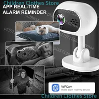 1080P WIFI камера наблюдения за ребенком, обнаружение движения, сигнализация, напоминание, голосовой интерактивный мониторинг ночного видения для ребенка — изображение 4