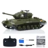 Heng Long Pershing M26 1/30 RC Battle Tank 3841-02 2.4G Remote Control Tank Cars Panzer Vehicle Gift Model Toys for Boys TH23639 3