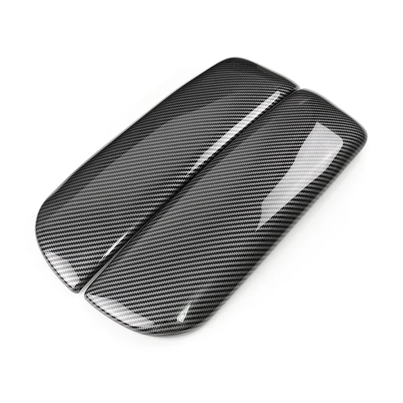 BMW X5 X6 F15 F16 2014 2015 2016 2017 2018 2019 차량용 카본 파이버 질감 센터 콘솔 암레스트 수납함 커버