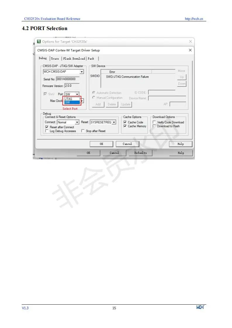 CH32F208 32F208 32F208WBU6 Entwicklungsboard Cortex-M3 Wireless Mikrocontroller CH32F208WBU6 Evaluierungsboard – Detail 15