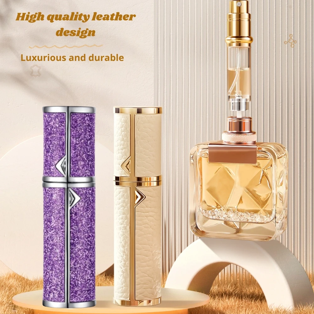 TonKin Ten Perfume Atomizer 5ml Refillable travel cosmetic container perfume bottle mini portable aluminum spray bottle