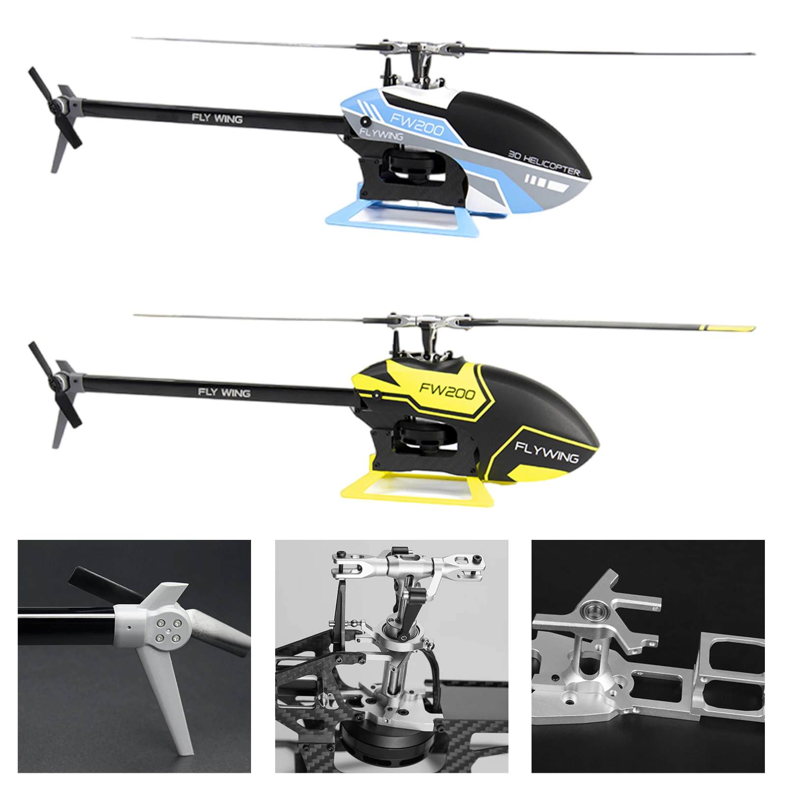 

FW200 6CH 3D Automatic Return GPS Acro Altitude Hold RC Helicopter RTF